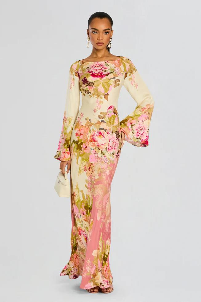 Garden Party Maxi Dress Claxoria