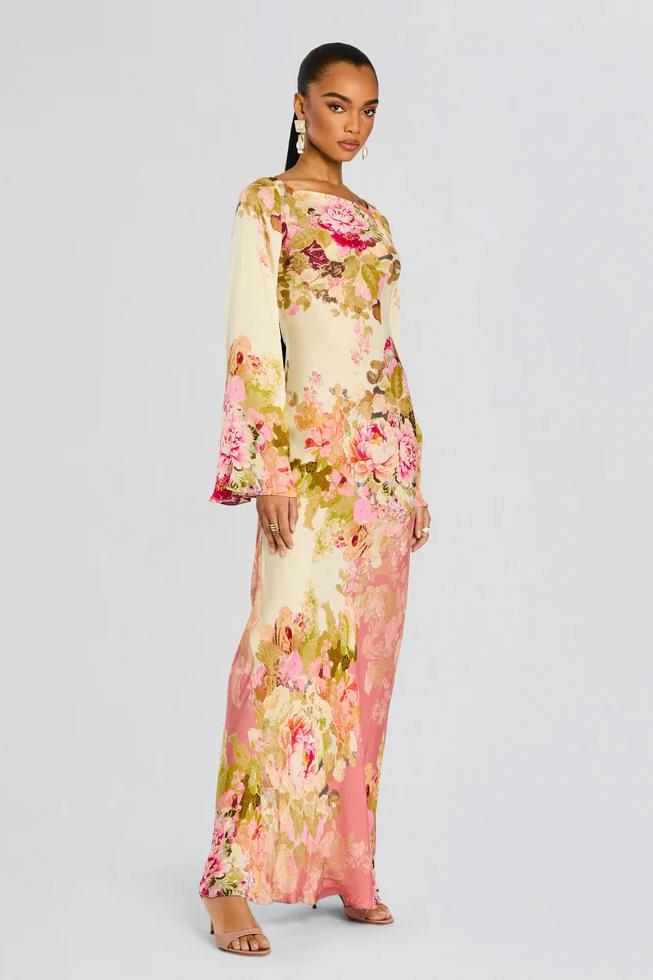 Garden Party Maxi Dress Claxoria