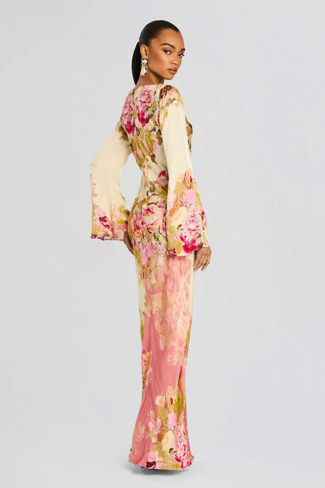 Garden Party Maxi Dress Claxoria