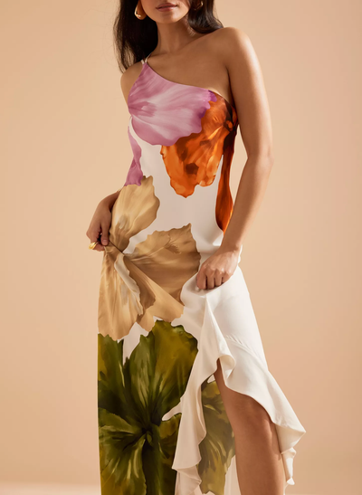 Camellia - One-Shoulder Maxi Dress miaforde.co