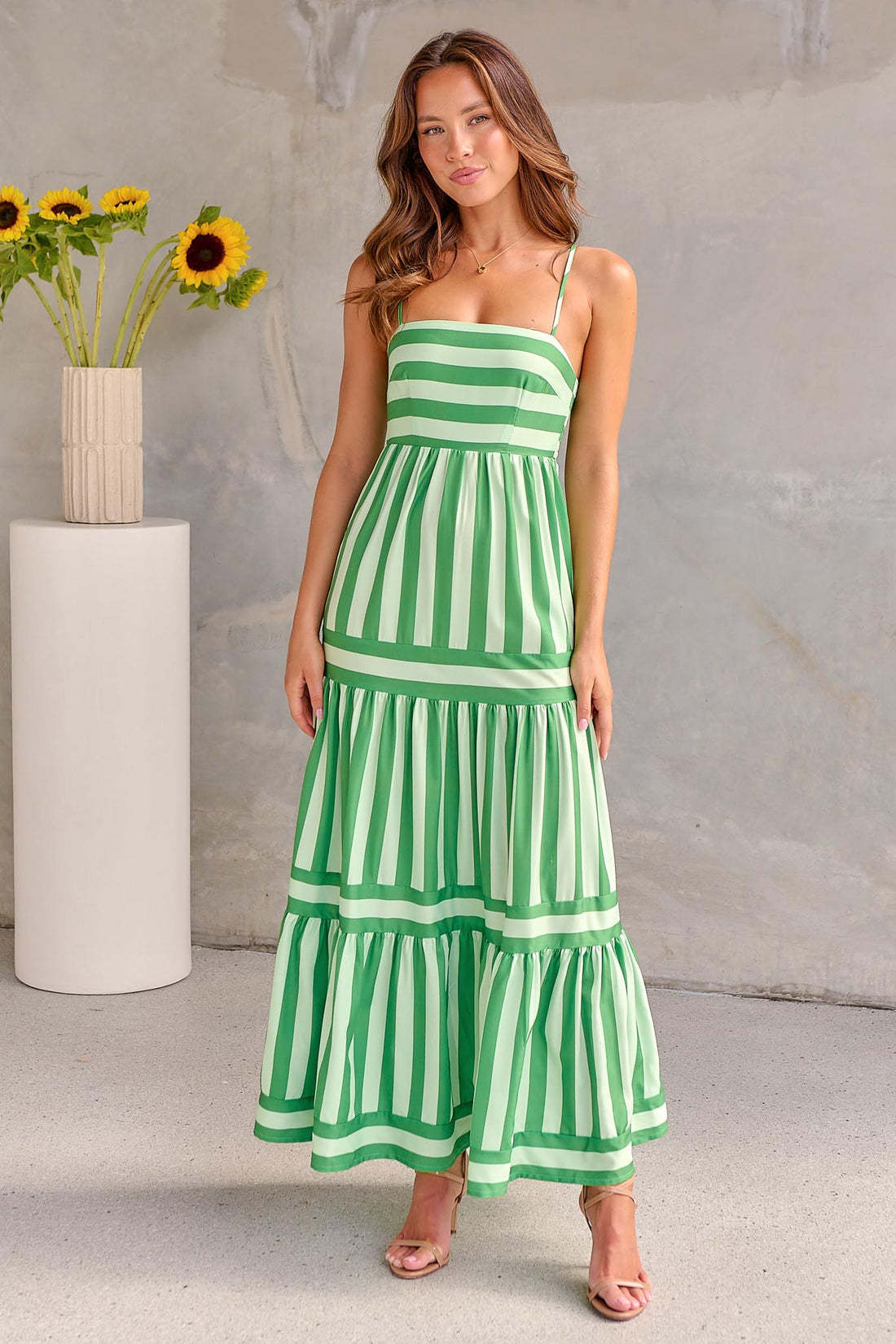 Charlotte™ | Stripped Maxi Dress