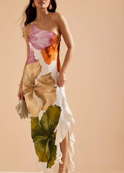Camellia - One-Shoulder Maxi Dress miaforde.co