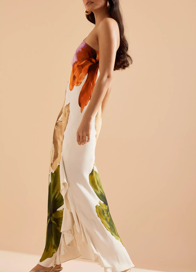 Camellia - One-Shoulder Maxi Dress miaforde.co