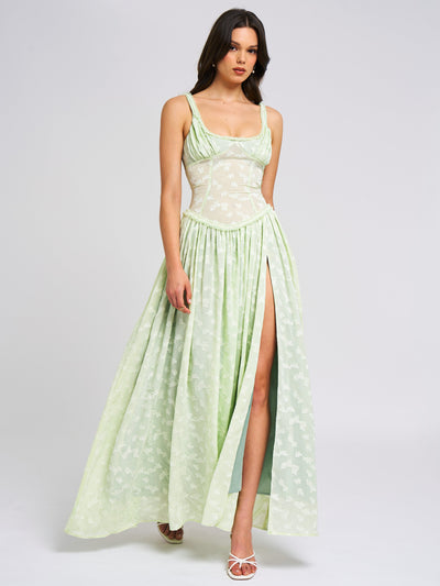 Jarrah™ | High Slit Maxi Dress Claxoria