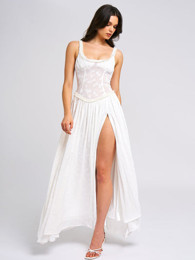 Jarrah™ | High Slit Maxi Dress Claxoria