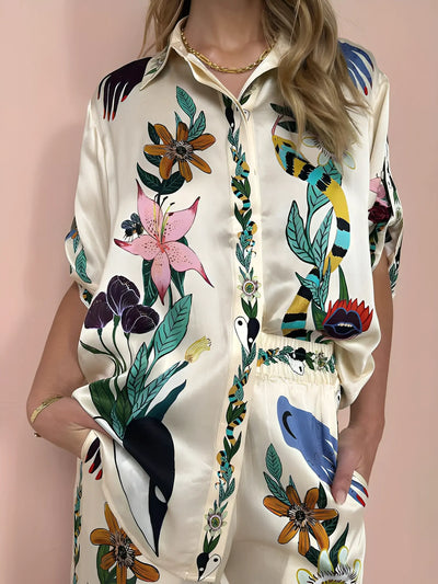 Flora & Fauna™ | Satin Set Claxoria