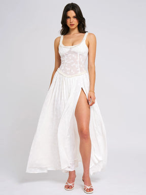 Jarrah™ | High Slit Maxi Dress Claxoria