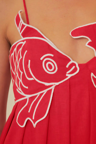 Matilda™ | Fish Top Maxi Dress Claxoria