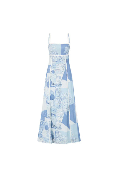 Poppy™ | Patchwork Maxi Dress Claxoria