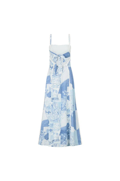 Poppy™ | Patchwork Maxi Dress Claxoria