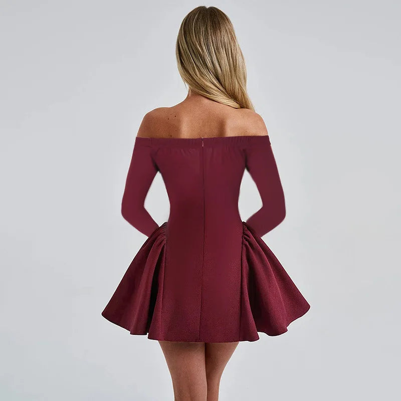 Hold You In My Arms Mini Dress Claxoria