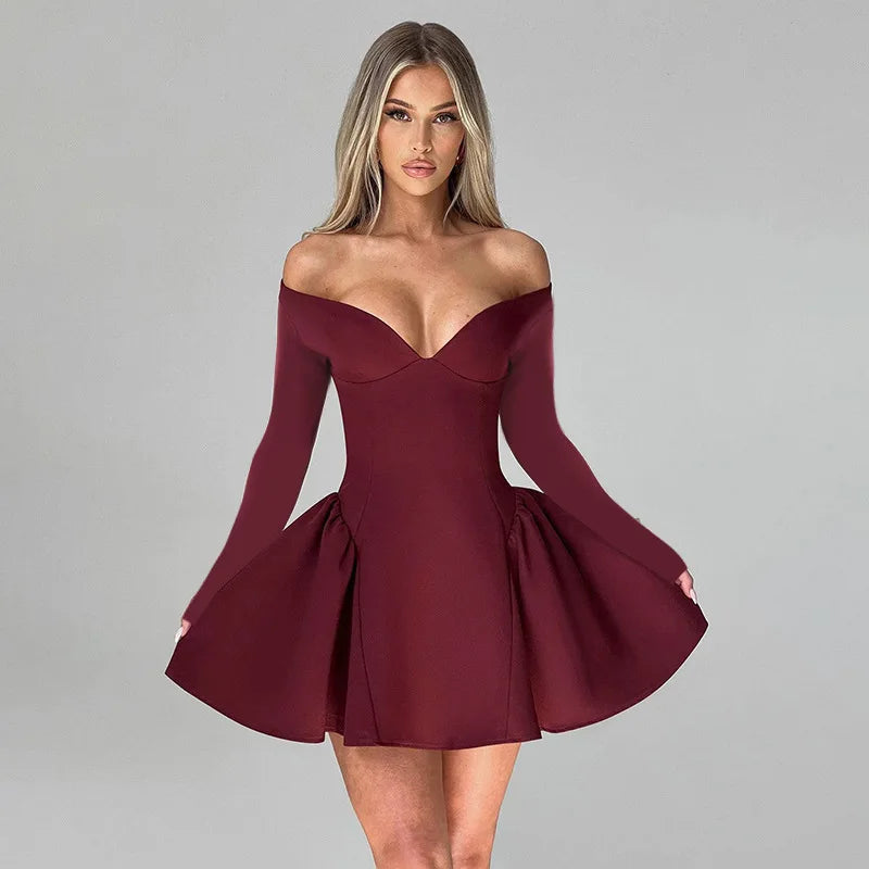 Hold You In My Arms Mini Dress Claxoria