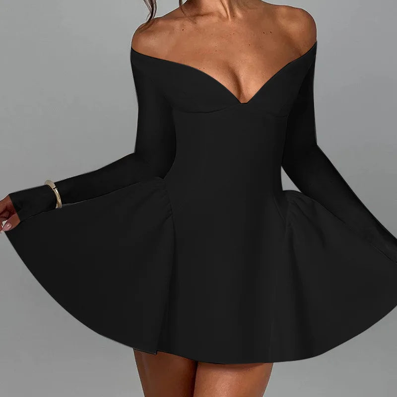 Hold You In My Arms Mini Dress Claxoria